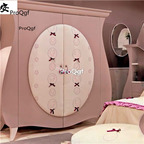 2999usd Prodgf 1Pcs A Set Children Minshuku pink Wardrobe ins Bedroom Cloth Cabinet