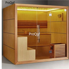 5000usd Prodgf 1Pcs A Set 5-6 Person Sauna room with LED