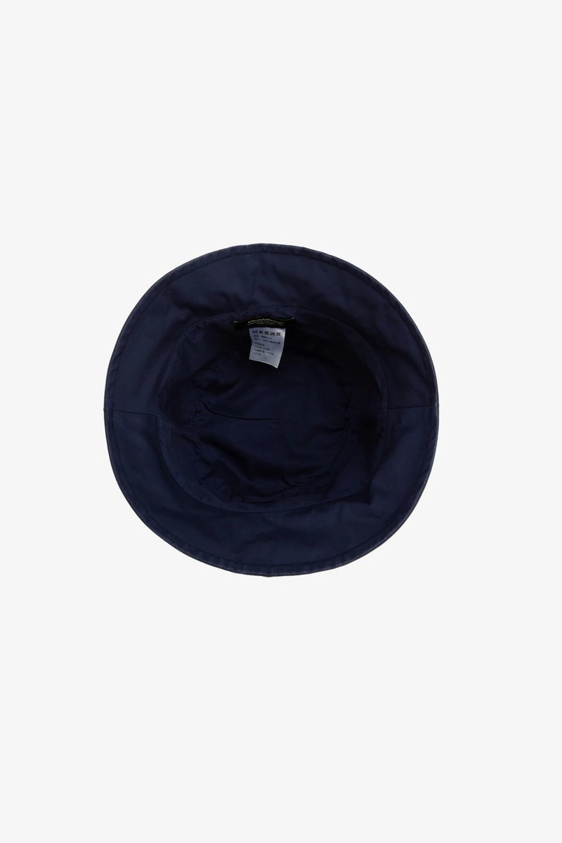 Geometric camo double-sided bucket hat, unisex(navy)-4
