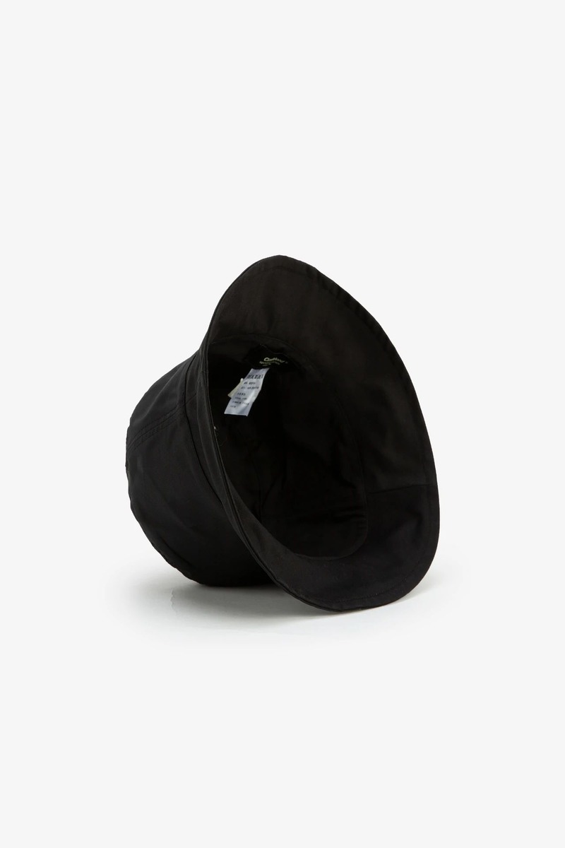 Geometric camo double-sided bucket hat, unisex(black)-3