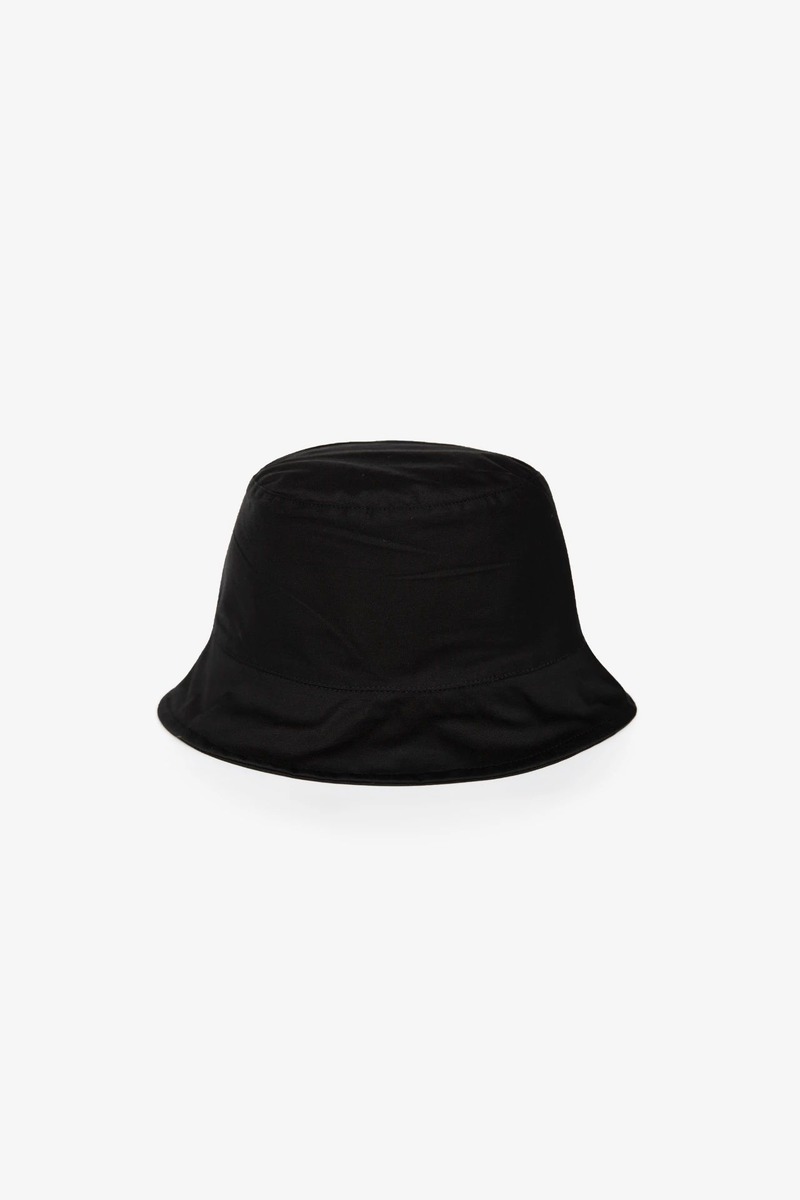 Geometric camo double-sided bucket hat, unisex(black)-5