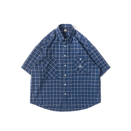 VINTAGE PATTERN LOOSEFIT SHIRT