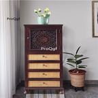 700usd Prodgf 1Pcs A Set thailand Gorgeous elegant Corner Cabinet