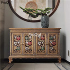 700usd Prodgf 1Pcs A Set thailand Gorgeous elegant beautiful Corner Cabinet