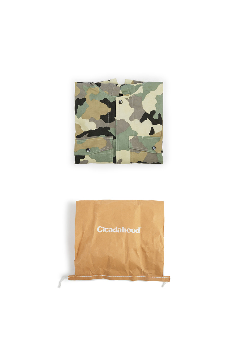 French Woodland Camo Military loose hooded jacket, Unisex-6