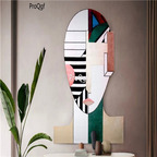 800usd Prodgf 1Pcs A Set ins Creative Yours people face mirror
