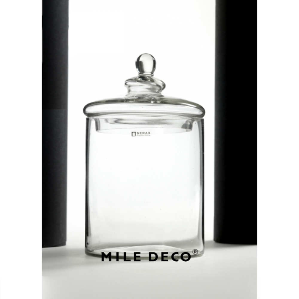 现货比利时进口Serax带盖玻璃储物罐器皿厨房餐厅卫生间收纳粮食