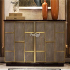 1300usd Prodgf 1Pcs A Set Minimalist modern wooden Sideboard Cabinet
