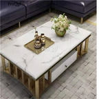 600usd Prodgf 1Pcs A Set High quality Marble Modern Fashion Sofa Table