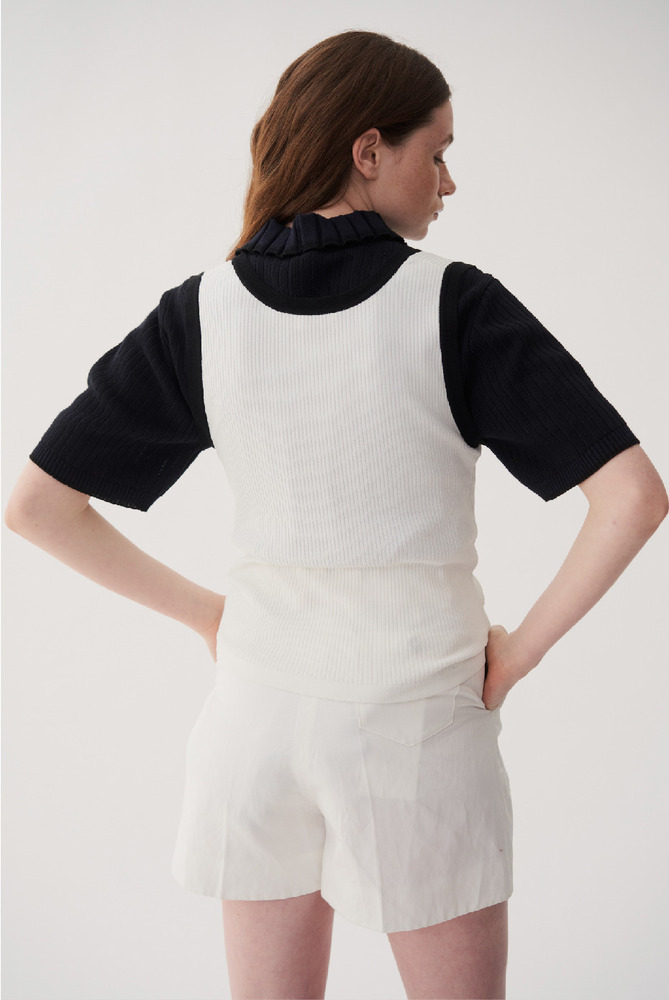 不对称解构吊带连衣裙