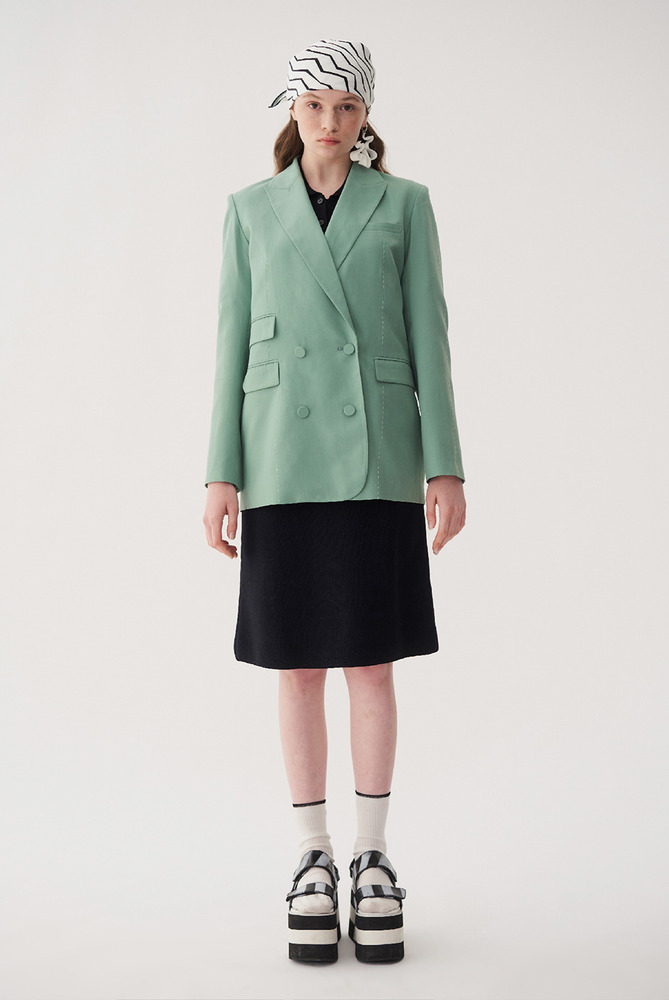 不对称解构吊带连衣裙