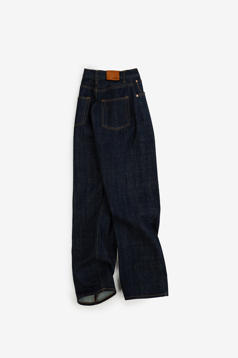 11.7oz Kojima Selvedge Raw Denim - Women's Jeans High Waist-1