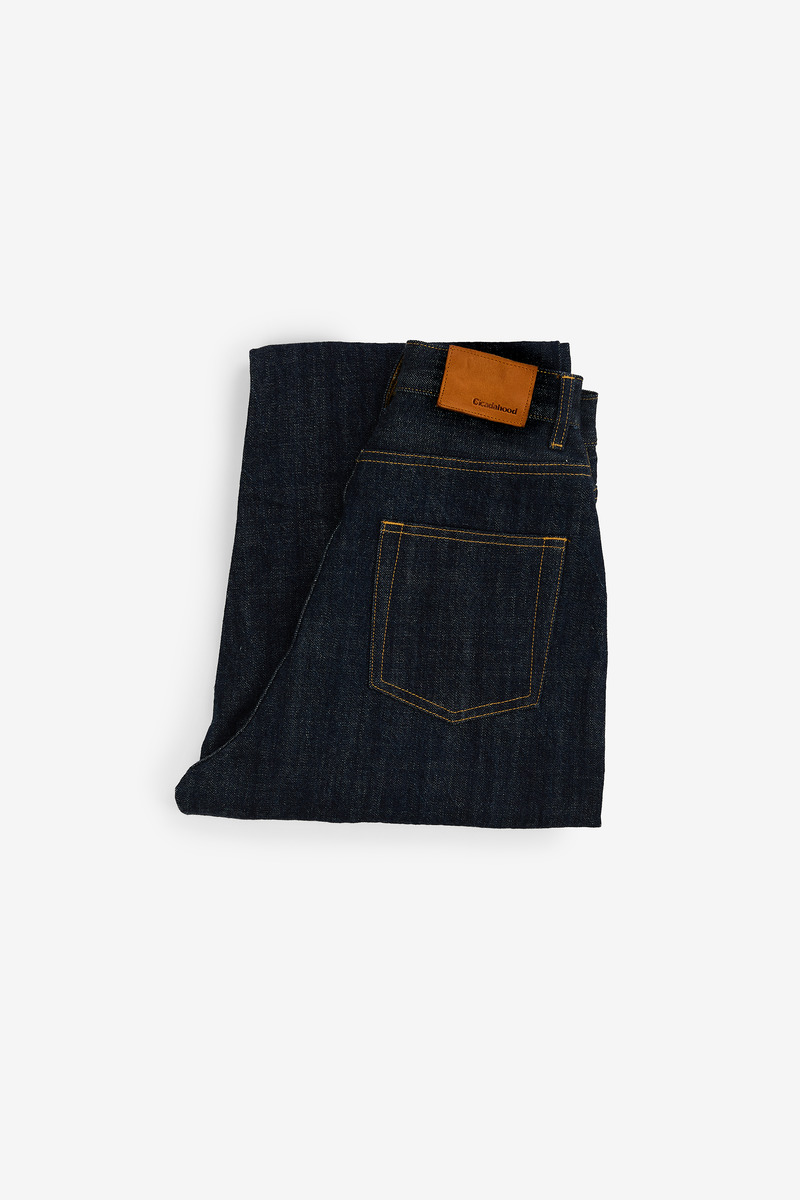 11.7oz Kojima Selvedge Raw Denim - Women's Jeans High Waist-3
