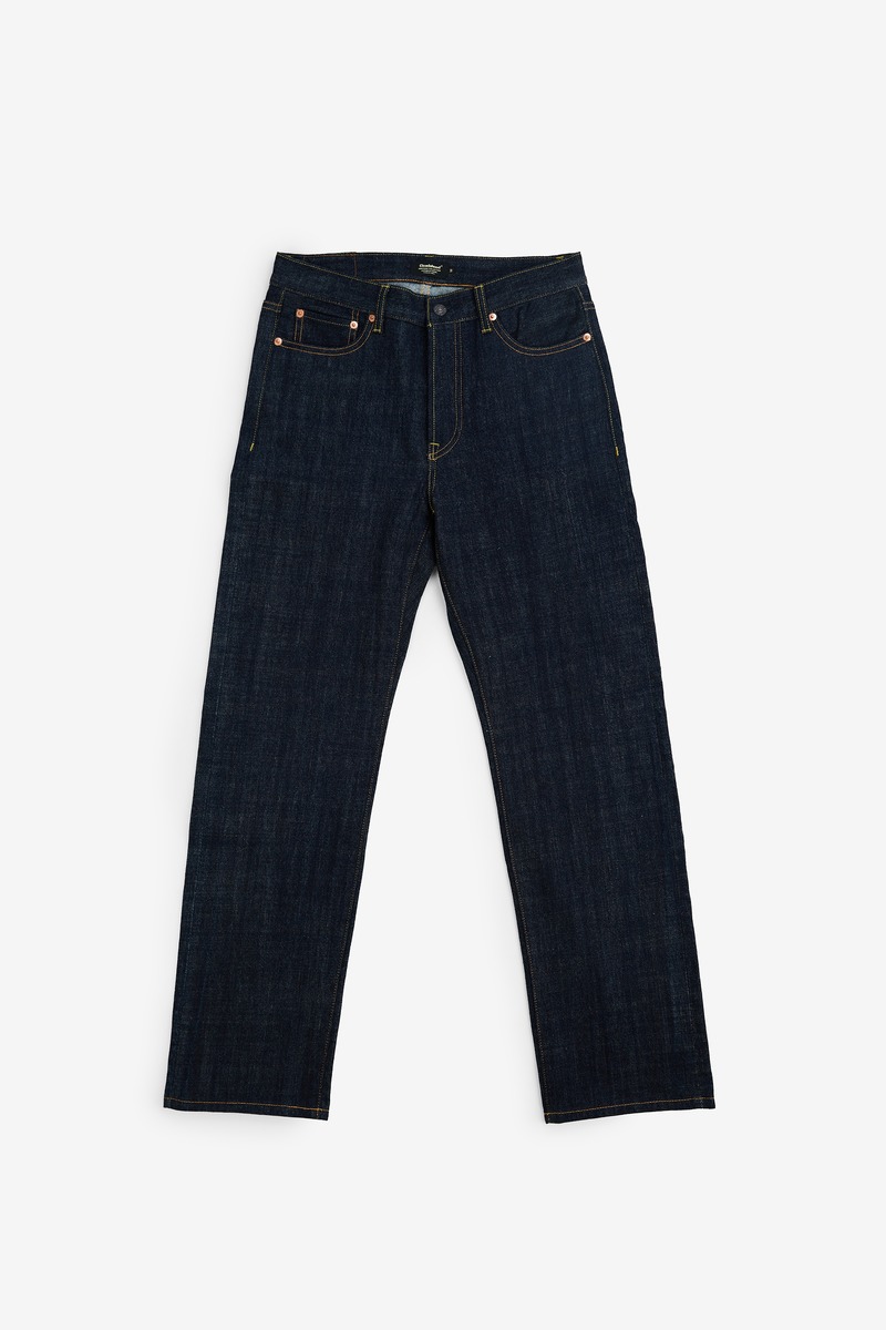 11.7oz Kojima Selvedge Raw Denim - Man Straight Fit Jeans-2