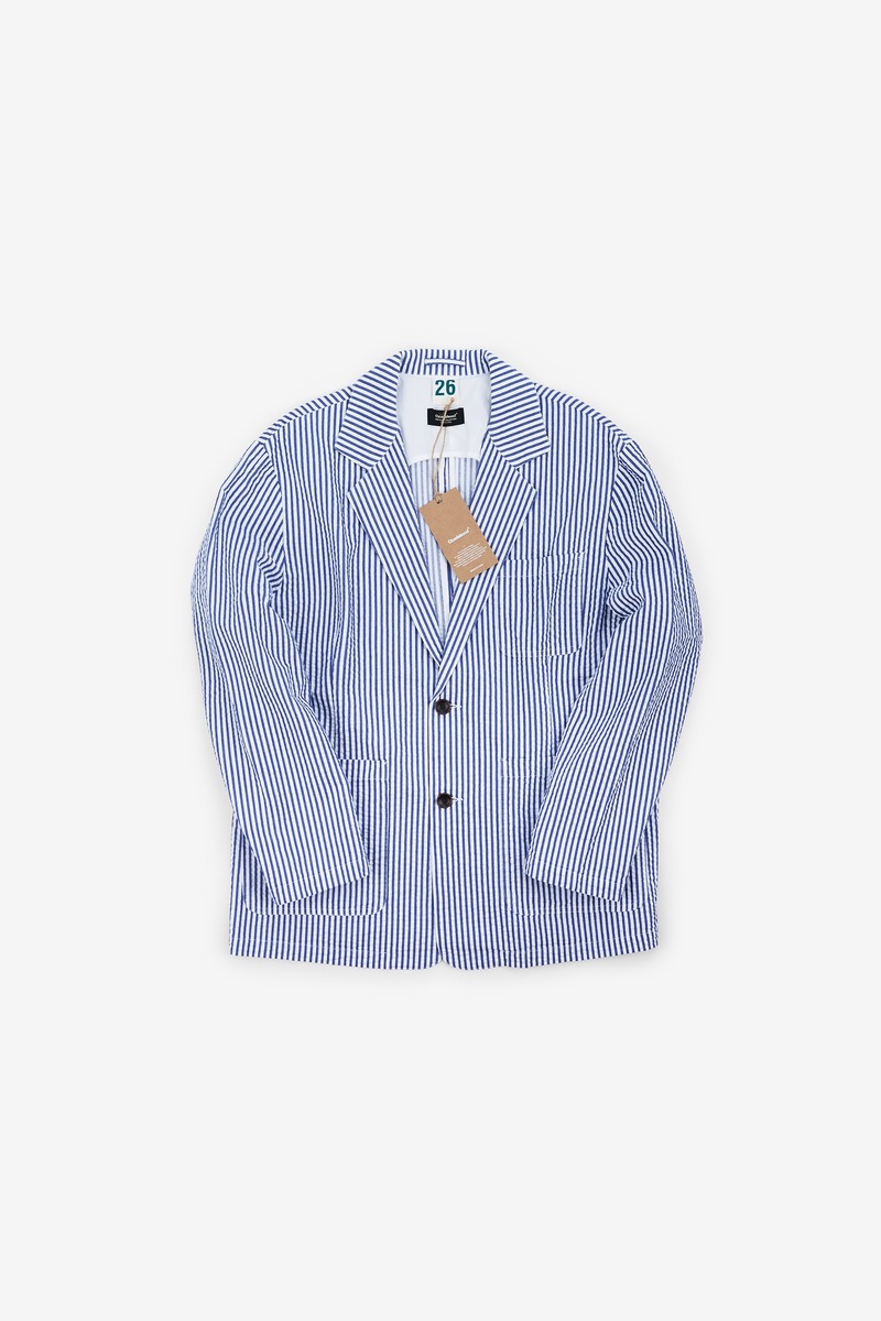 IVY Seersucker Striped Blazer Jacket, Unisex