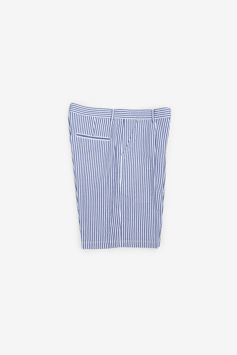 IVY Seersucker Striped Bermuda Shorts, Unisex-5