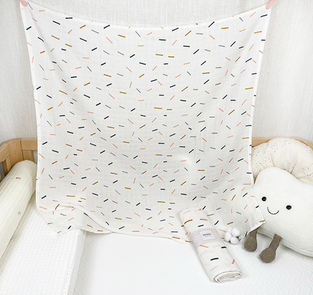 Colourful Dot Baby Muslin Blanket Swaddle-3