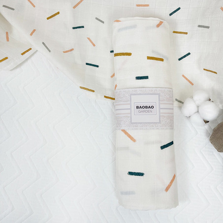 Colourful Dot Baby Muslin Blanket Swaddle-4