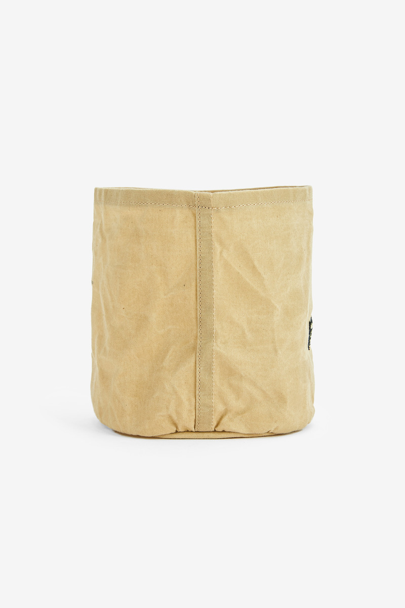 Okayama Waxed Canvas Outdoor Waterproof Flowerpot Bagging, Storage Bag/Khaki-3