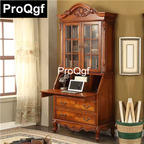 600usd QGF 1Pcs A Set Prodgf ins Solid Wood yours Study Table with Cabinet