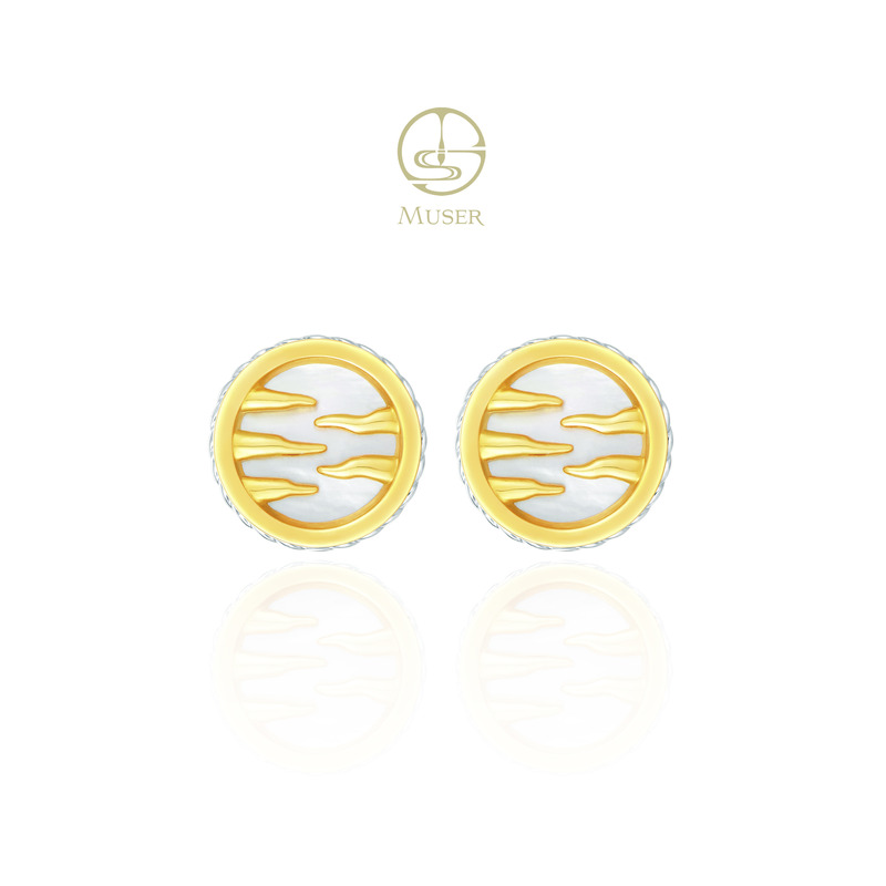 预售-银饰-四灵圣兽-白虎袖扣