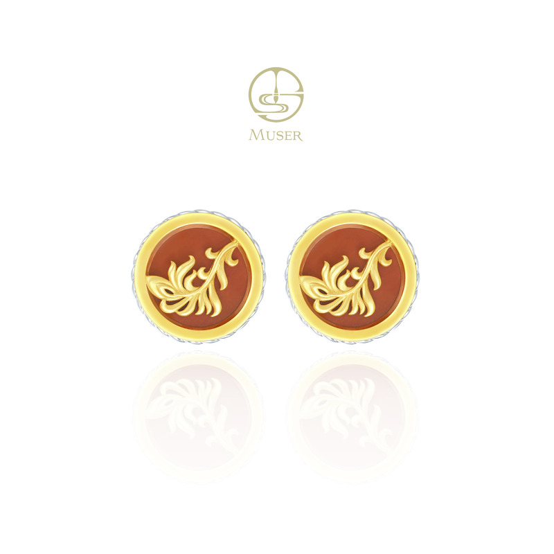 预售-银饰-四灵圣兽-朱雀袖扣