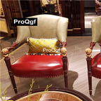 1100usd QGF 1Pcs A Set ins Prodgf Luxury Study Gorgeous Leisure Sofa Chair