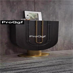 1300usd QGF 1Pcs A Set ins Prodgf Luxury Modern U Shape Wine Cabinet