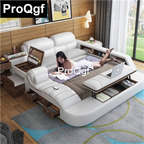 500usd QGF 1Pcs A Set ins Prodgf Simple Smart bed frame camas bedroom furniture