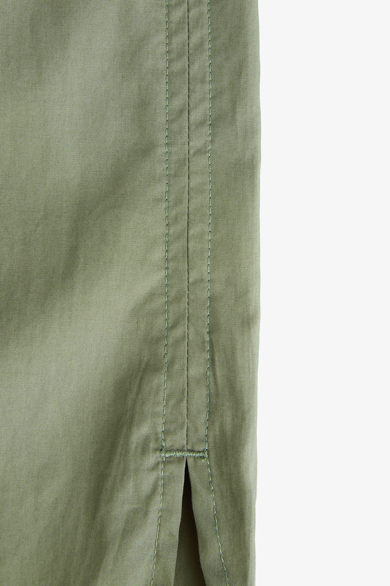 Japanese Cotton Cloth Military Mid-sleeve Pullover Shirt,Unisex-4
