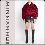 MINNANHUI AW21皮革短裙