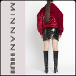 MINNANHUI AW21皮革短裙