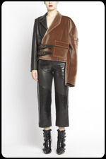 MINNANHUI AW21皮革长裤