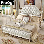 580usd Kfsee 1Pcs A Set ins Prodgf Fashion Castle Princess Style Bedroom Bed(only bed)
