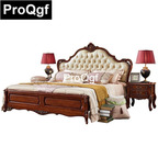 1100usd Kfsee 1Pcs A Set ins Prodgf Pure Love Luxury Wood Bedroom Bed