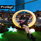 150usd Kfsee 1Pcs A Set ins Prodgf Minshuku Moon Shape Led Amazing Swing Chair
