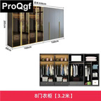 600usd Prodgf 1Pcs A Set ins Bedroom as photo 320*250cm Cloth Cabinet Wardrobe