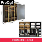 750usd Prodgf 1Pcs A Set ins Bedroom as photo 320*300cm Cloth Cabinet Wardrobe