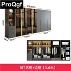 750usd Prodgf 1Pcs A Set ins 360*205cm Bedroom as photo Cloth Cabinet Wardrobe