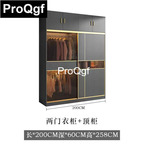 600usd Prodgf 1Pcs A Set ins 200*60*258cm Bedroom as photo Cloth Cabinet Wardrobe