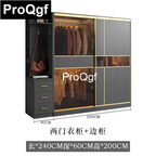 650usd Prodgf 1Pcs A Set ins 240*60*200cm Bedroom as photo Cloth Cabinet Wardrobe