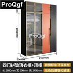 650usd Prodgf 1Pcs A Set ins 240*160cm Bedroom as photo Cloth Cabinet Wardrobe