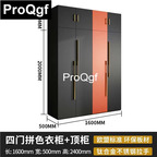550usd Prodgf 1Pcs A Set ins 240*160*50cm Bedroom as photo Cloth Cabinet Wardrobe