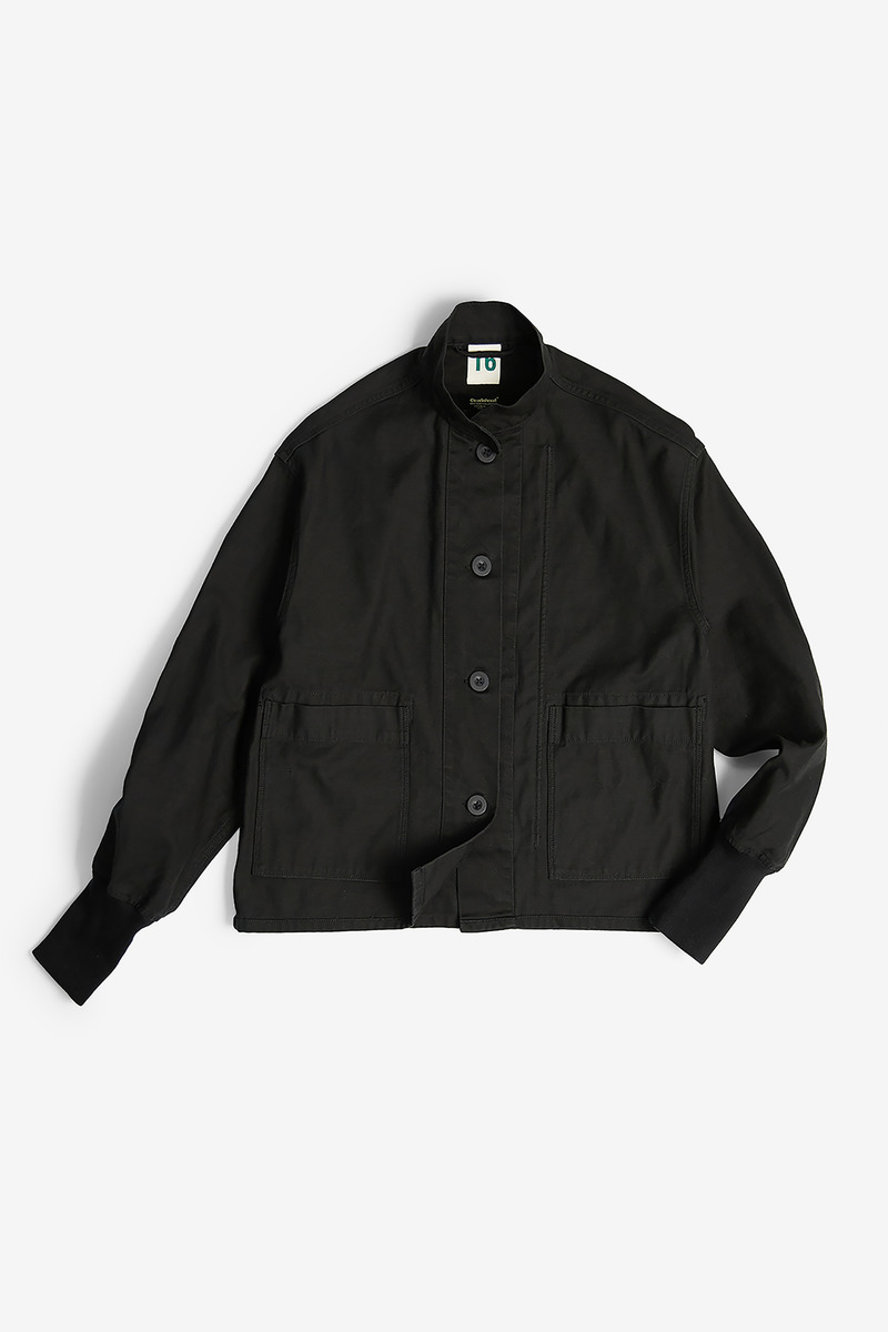 Japanese Satin-back crepe U.S.ARMY Protective Jacket,Women