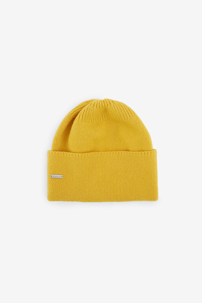 Wool Knit Watch Cap, Unisex(yellow)