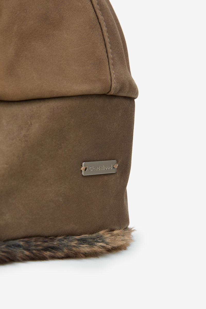 Leather Military Ushanka Hat, Unisex-4