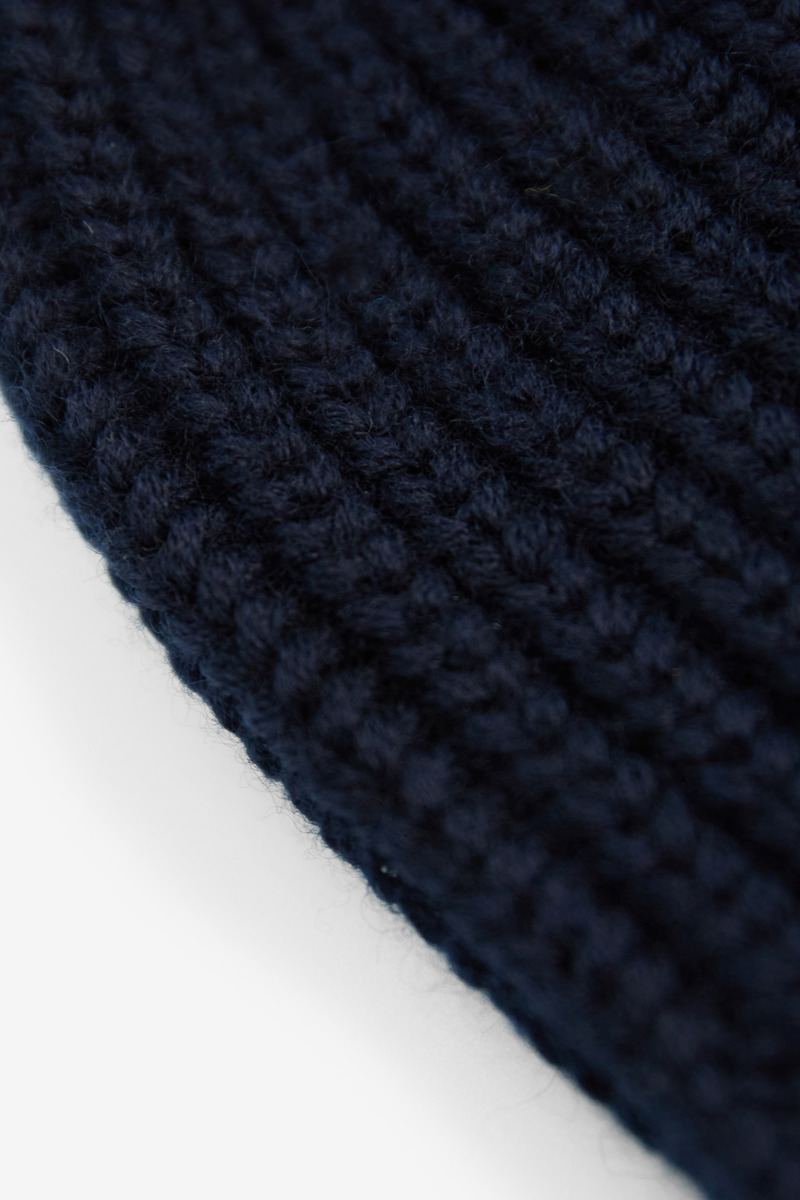 US Navy Wool Ribbed Knit Watch Cap, unisex(navy)-3