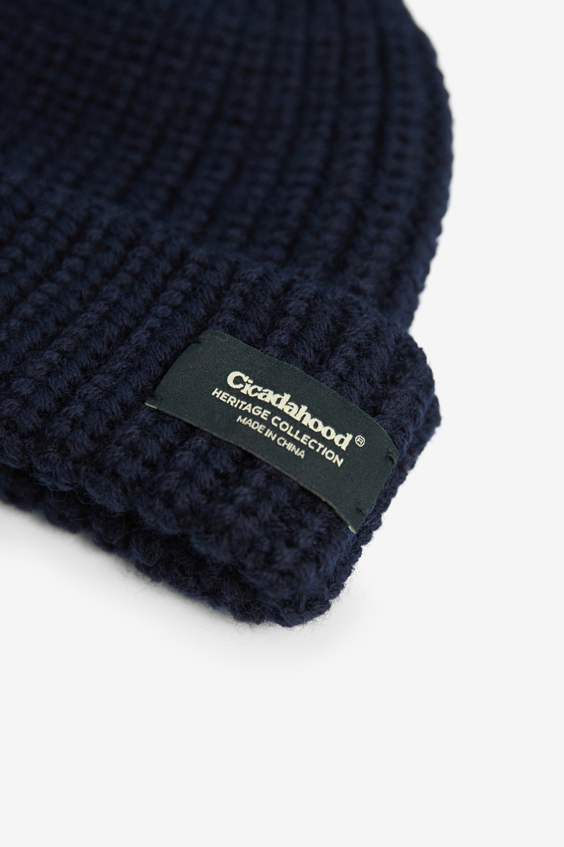 US Navy Wool Ribbed Knit Watch Cap, unisex(navy)-2