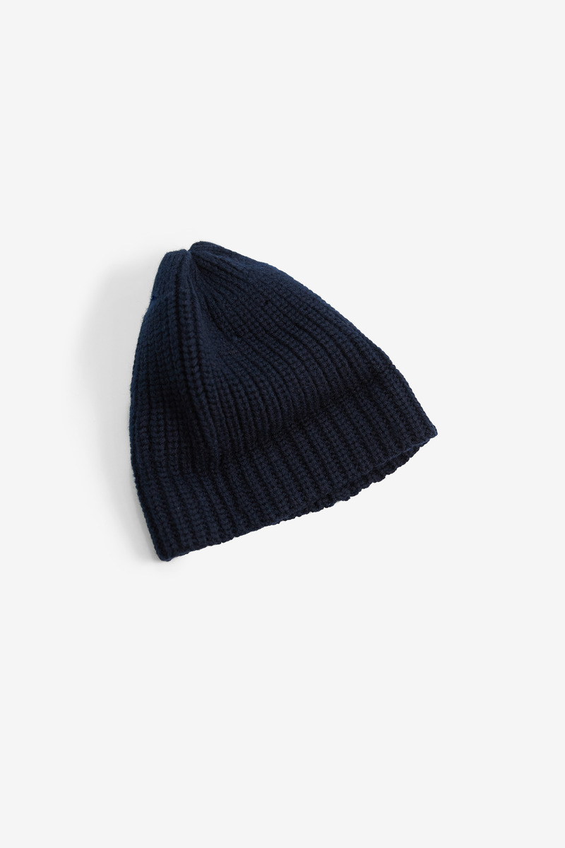 US Navy Wool Ribbed Knit Watch Cap, unisex(navy)-4