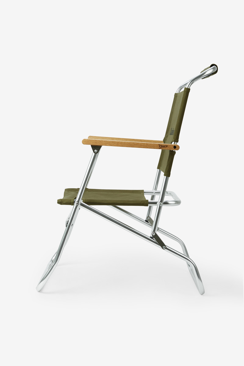Okayama Waxed Canvas British Army Rover Chair-4